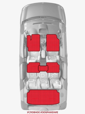 ЭВА коврики «Queen Lux» комплект для Toyota Brevis